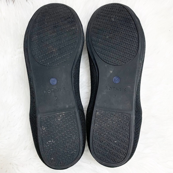 Rothy’s Rounded Toe Flats Solid Black Size 9 - Picture 7 of 7